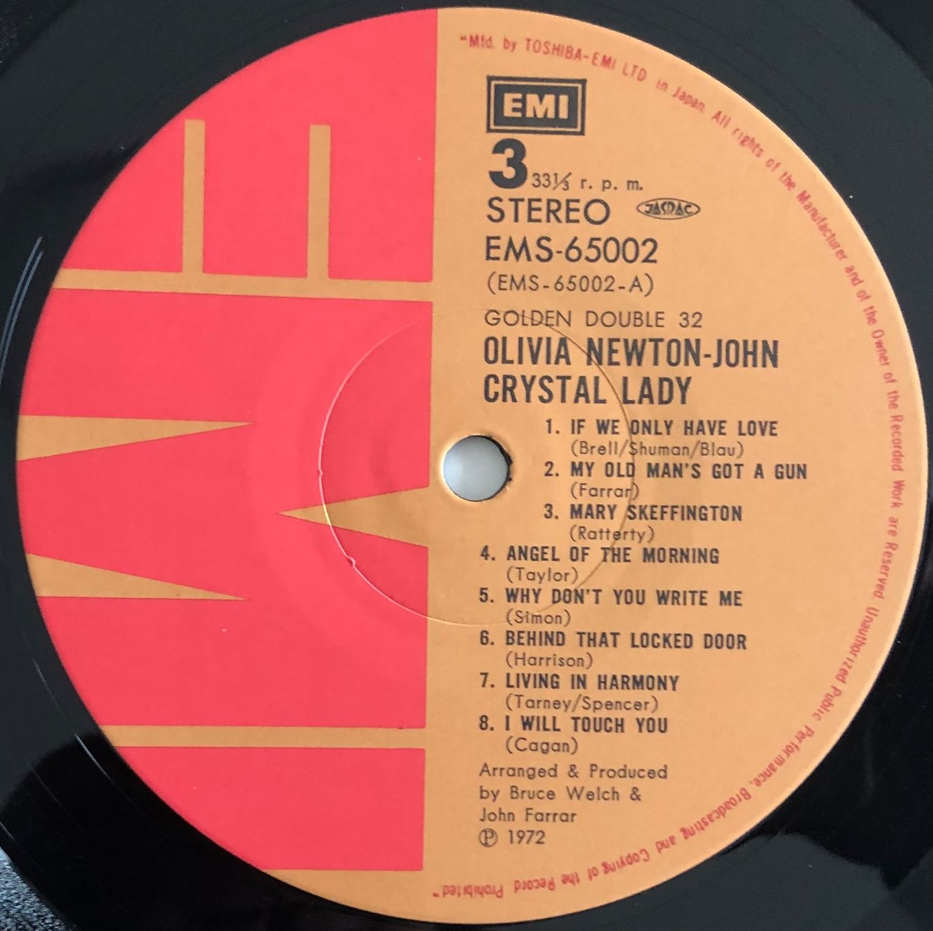 Dischi in vinile: OLIVIA NEWTON -JOHN - CRYSTAL LADY – Usato da Poliez-Pittet venduto da Newtown-Records 6
