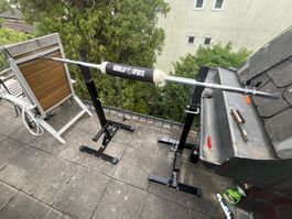 Hantelstange mit Ständer