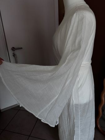 Sommerlicher Überziehmantel oder Wickelkleid, XL