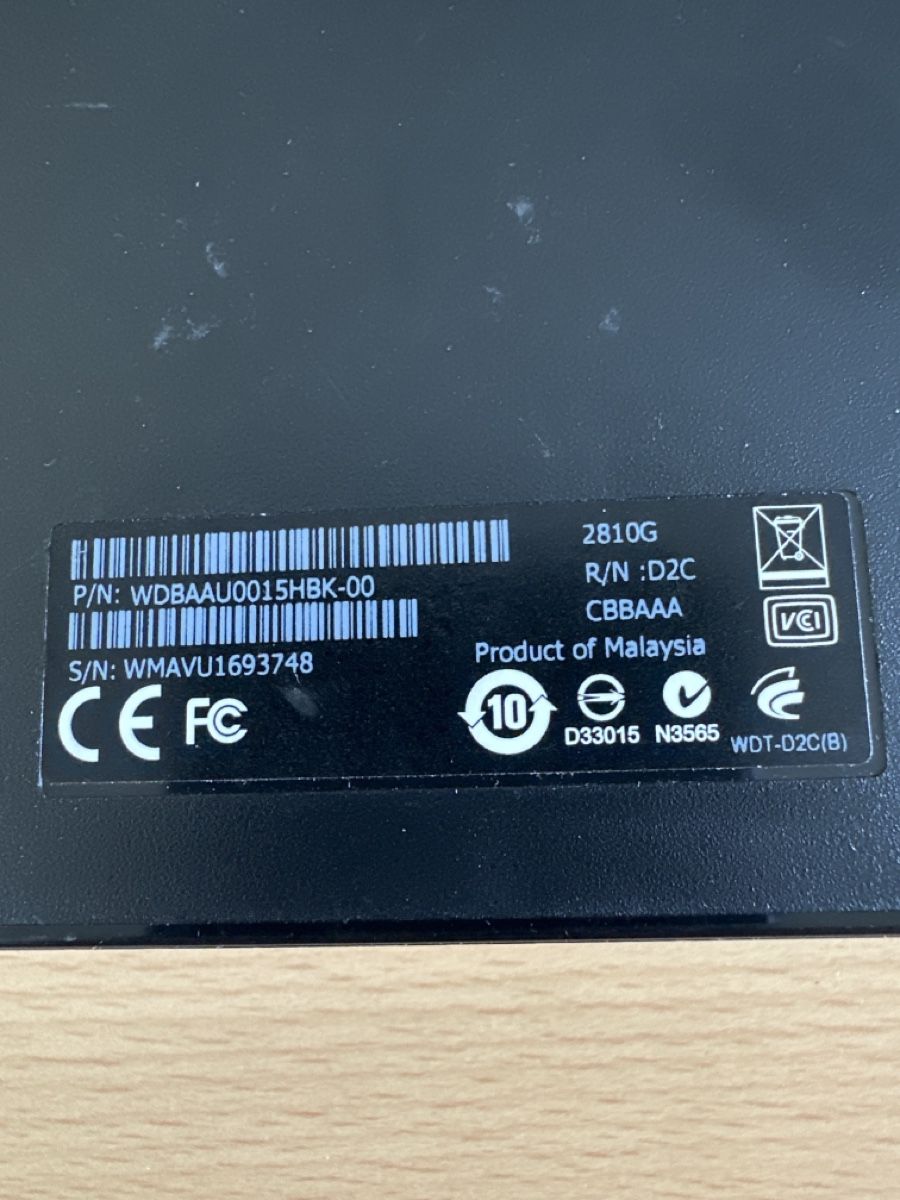 Harddisks: Western Digital My Book 1.5TB Disco Esterno USB 3.0 – Gebraucht aus Rancate von Mixer0 1