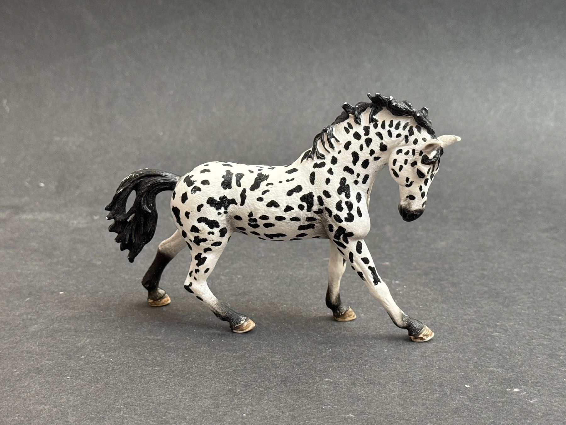Schleich Statuette: Schleich Knabstrupper Stute (13769) Pferd – Usato da Ennetbaden venduto da mapa05