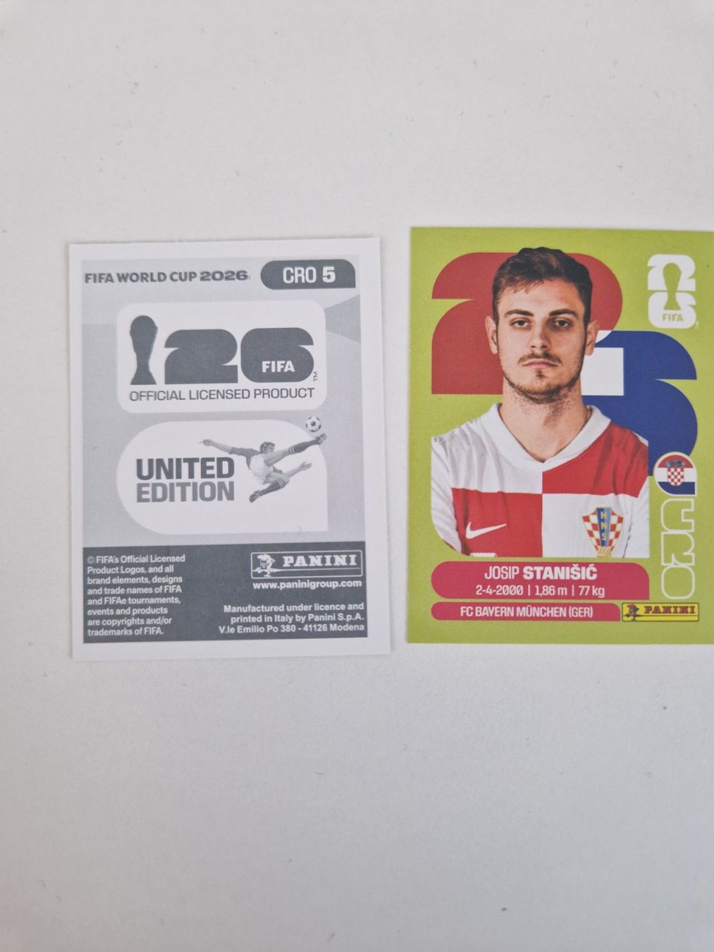 Panini Cartes à collectionner: Panini Sticker CRO5 – Neuf (Voir description) à Stüsslingen par white_angel86