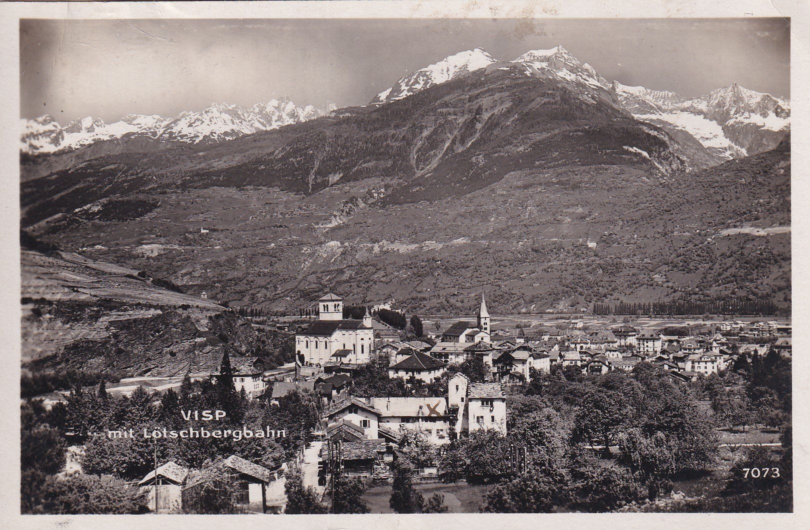 Cartes postales: Visp mit Lötschbergbahn – Défectueux à Cormoret par Pascalll2001