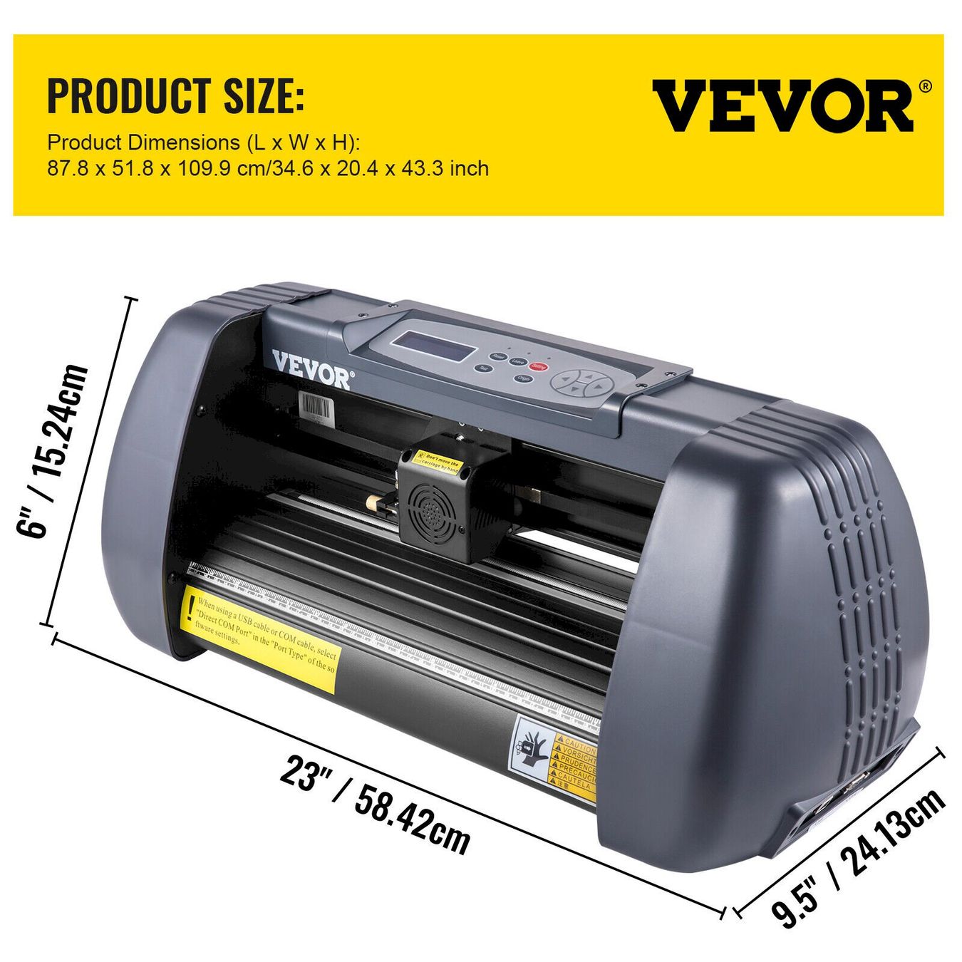 Tutte le macchine: VEVOR Vinyl Schneideplotter 375 mm – Nuovo e nell'imballaggio originale da Bottighofen venduto da zaap 2