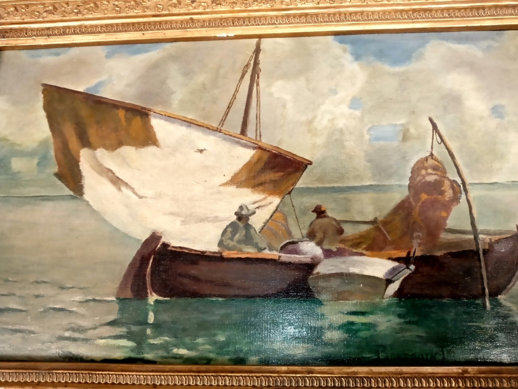Tableaux: altes  Gemälde ölbild signiert Bourgoin – D'occasion à Prez-vers-Siviriez par Monija70 8