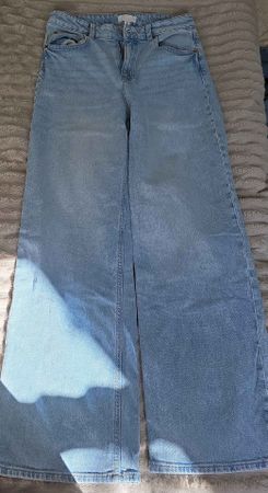 Damen Jeans H&M weit geschnitten hellblau gebraucht