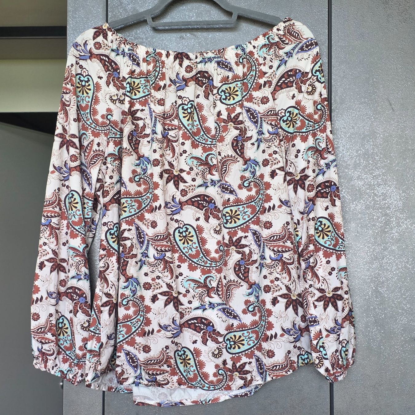 Camicette: 🐸 MULTIBLU BLUSE PAISLEY 38 BAUMWOLLE – Usato da Môtier (Vully) venduto da Frogs 5