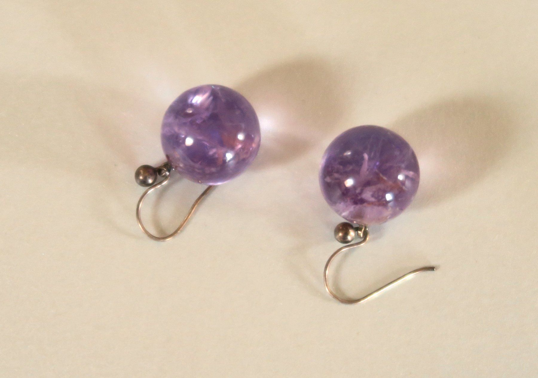 Orecchini pendenti & Orecchini a lobo: Ohrhänger Amethyst Kugeln – Usato da Brittnau venduto da marlenestone 2
