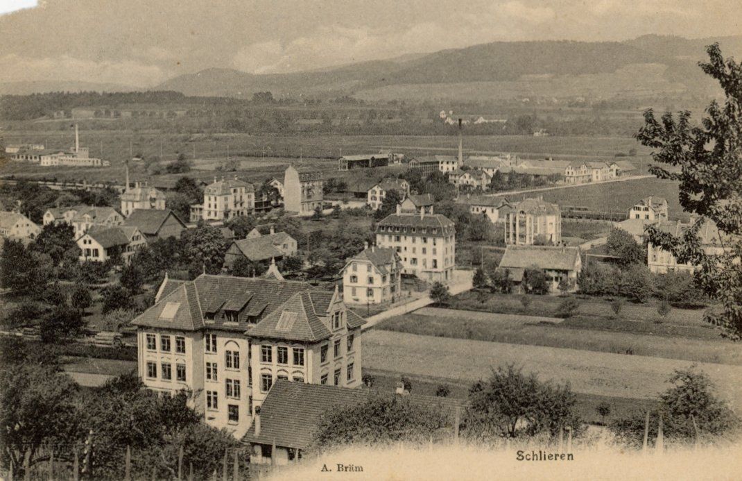 Ansichtskarten: Schlieren  ZH        um 1907 – Gebraucht aus Brig von Valcards54