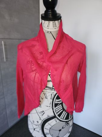 Twin Set Sommer Strickjacke, Grösse S Pink