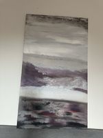 Abstraktes Acrylbild–vertikal,ausdrucksstark,modern
