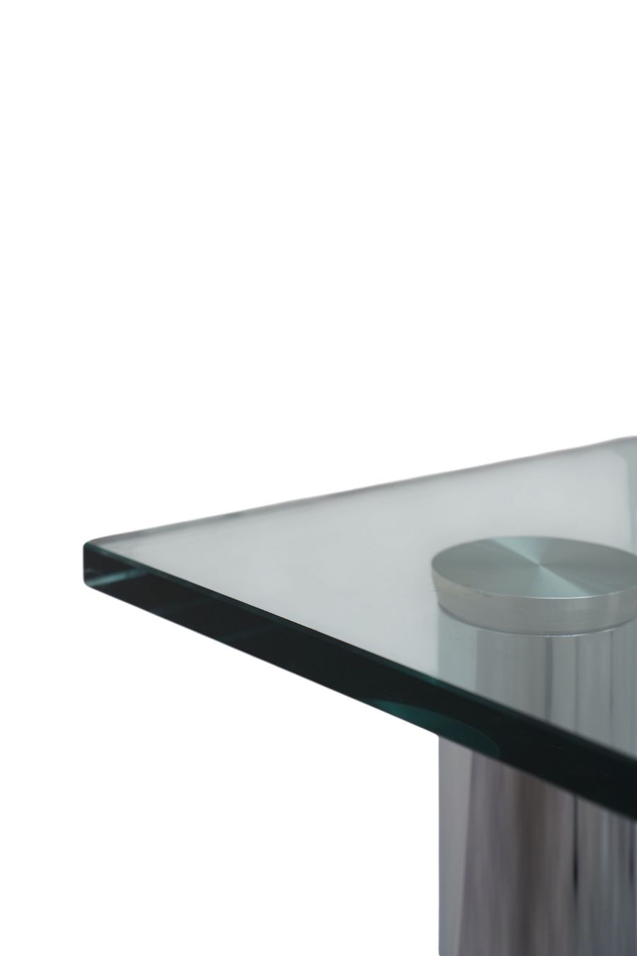 Tables: Table basse carrée d’influence italienne, 1980’s – D'occasion à Bulle par ABELiAM 7