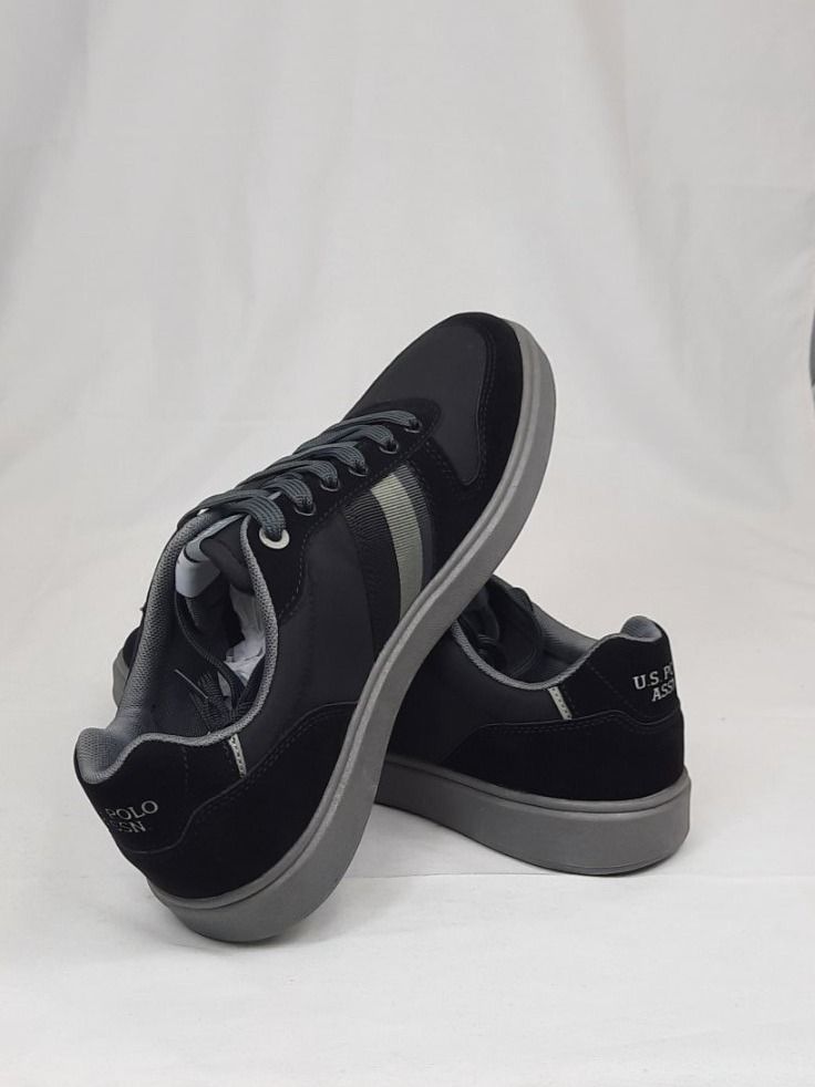US Polo Scarpe da uomo: U.S. POLO ASSN. Sneaker Rokko schwarz Gr. 40 – Nuovo e nell'imballaggio originale da Seuzach venduto da VT-Collections1 4