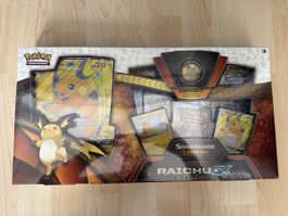 Pokemon Raichu GX Spezial Kollektion neu und sehr selten