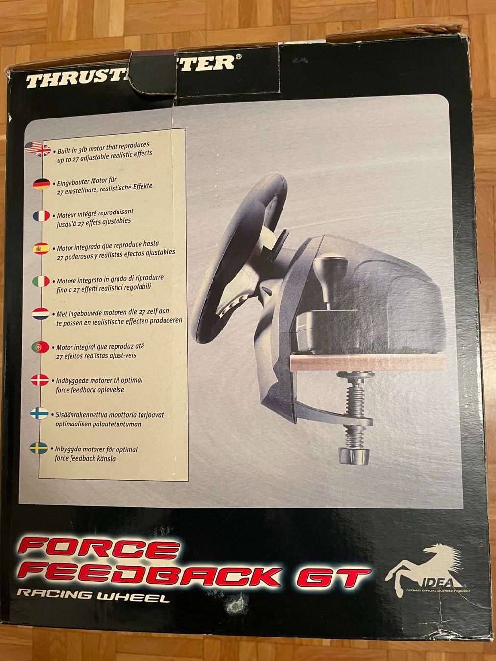 Thrustmaster Controller: THRUSTMASTER FORCE FEEDBACK GT STEERING WHEEL & PEDALS OVP – Usato da Viganello venduto da AMG_GT 3