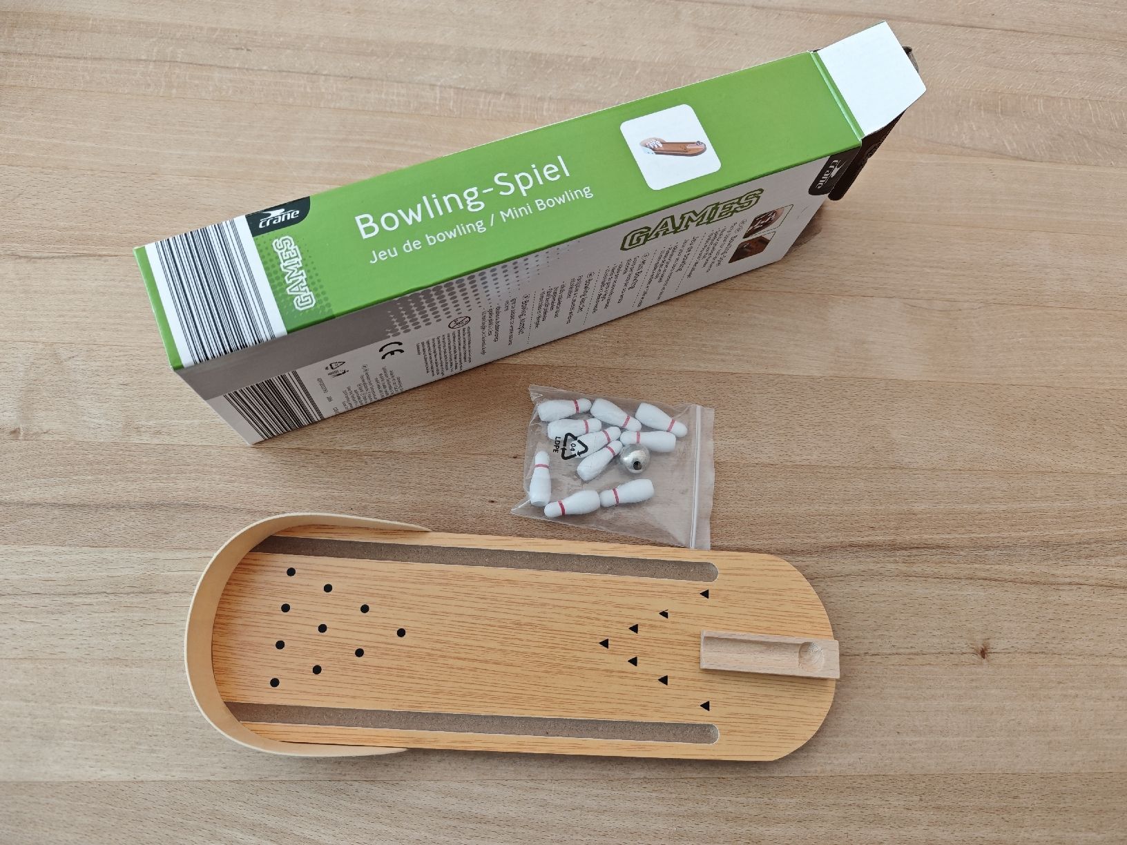 Spiele: Mini Bowling Spiel - Finger-Bowling! Neu! – Neu (gemäss Beschreibung) aus Zollbrück von Turner5 7