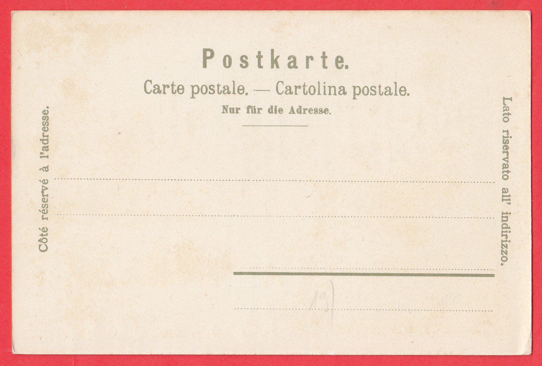 Cartoline postali: 1900Ansichtskarte EINSIEDELN Kloster Gnadenmutter ungelaufen – Usato da Adliswil venduto da Aenti 1