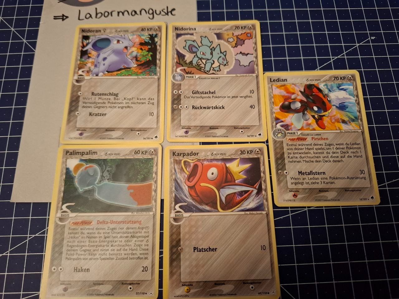 Pokémon Sammelbilder & Trading cards: Pokemon diverse Delta Species Karten - DEU – Gebraucht aus Fällanden von Labormanguste 6