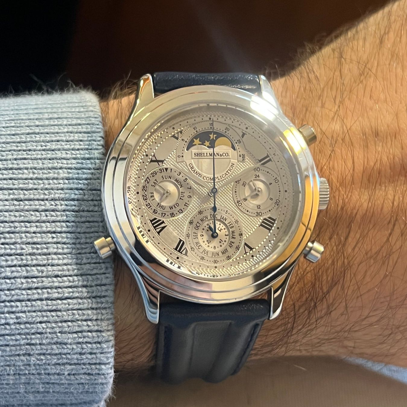 Orologi: Shellman Grand Complication Classique Quartz 6771-H32167TA – Usato da Carouge GE venduto da Watchaser 3