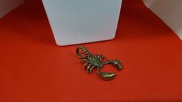 Antiker Skorpion Anhänger, Bronze-Look, Top Zustand!