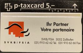 P-taxcard neuve 