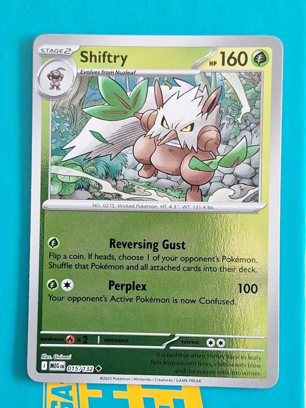 Pokémon Sammelbilder & Trading cards: Shiftry - Reverse Holo Pokemon Mega Evolution #1.8 – Gebraucht aus Altstätten SG von GGsGameshop