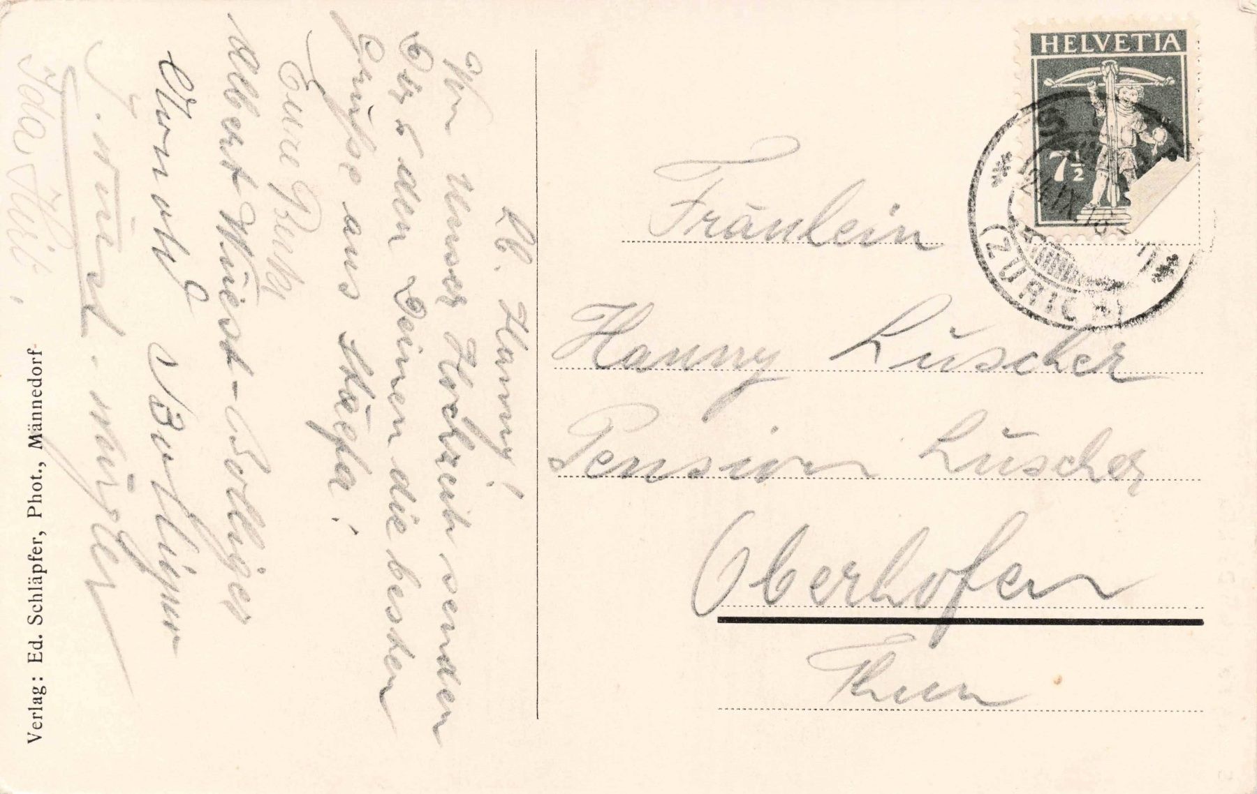Cartoline postali: Stäfa Patrioten denkmal – Usato da Biasca venduto da Blenio71 1