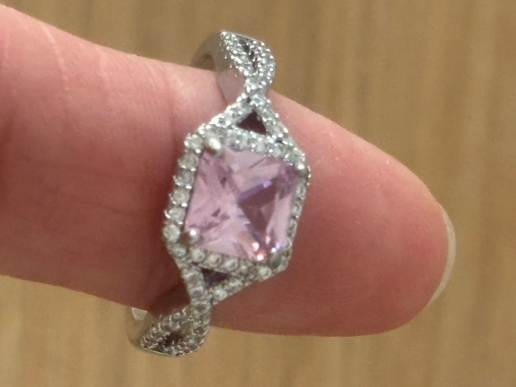 Ringe: Luxus Elegante Gr.17/7 Ring Farbe: Silber/Rosa – Neu (gemäss Beschreibung) aus Biel-Bienne von Roserosse13 3