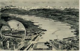 Dampfschiffahrt auf dem Zürich See