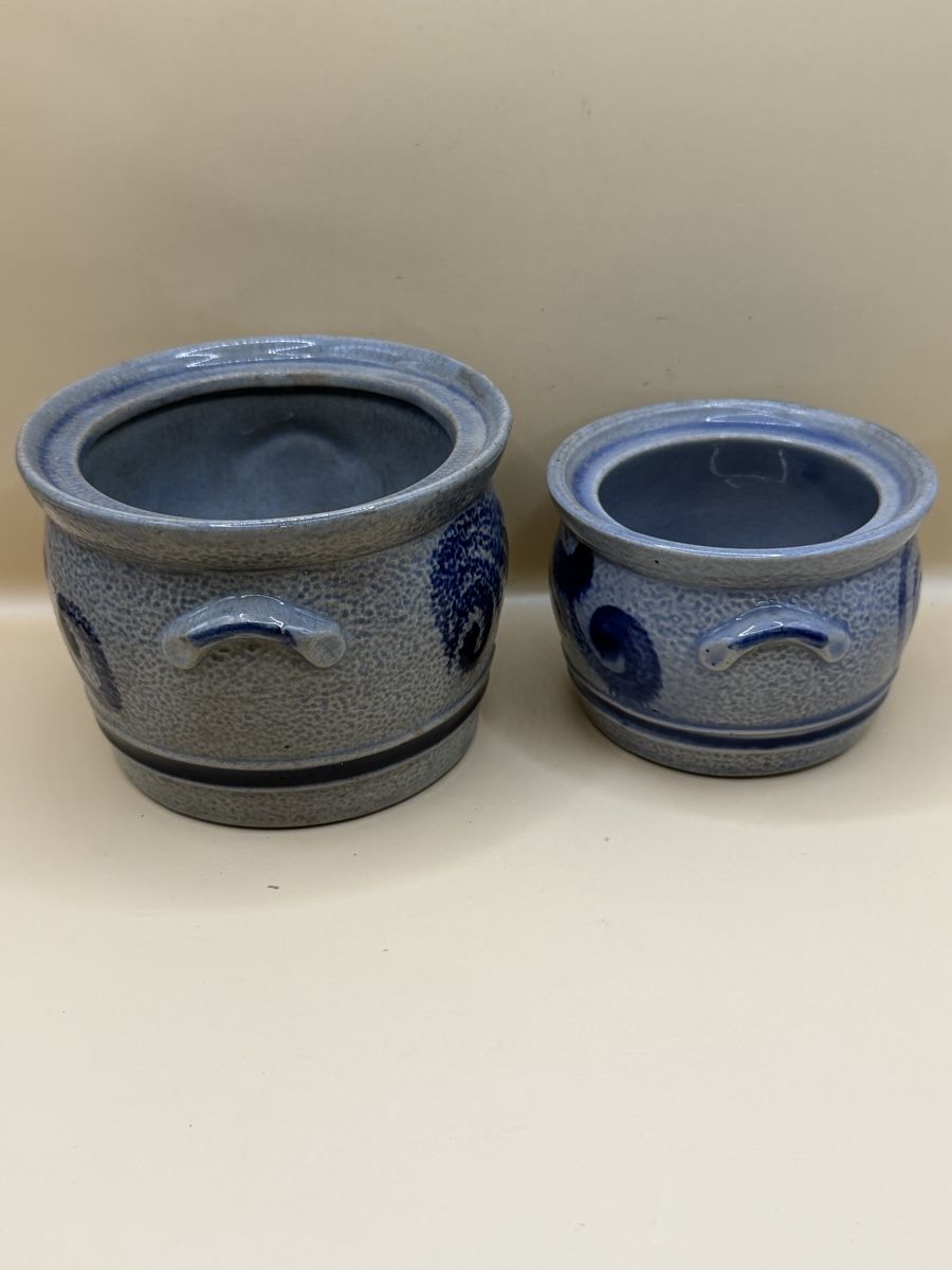 Coupes: pots grès bleu Allemagne MR Westerwald – D'occasion à Genève par sho_67qj 1
