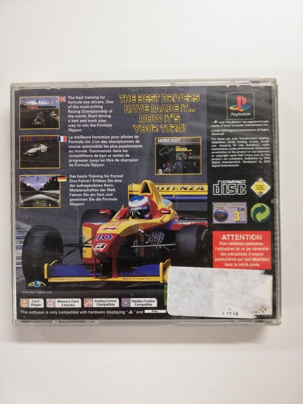 Sony Spiele: Formula Nippon / Sony Playstation 1 PS1 – Gebraucht aus St. Gallen von zorro_dc 1