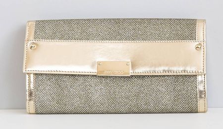 Clutch, gold von Jimmy Choo