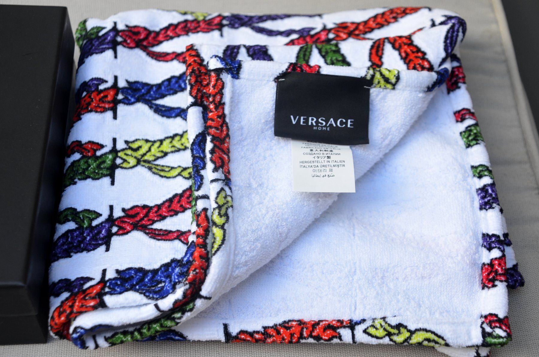 Tovaglioli: Versace Handtuch / Serviette – Nuovo e nell'imballaggio originale da Collonges venduto da arashee 2