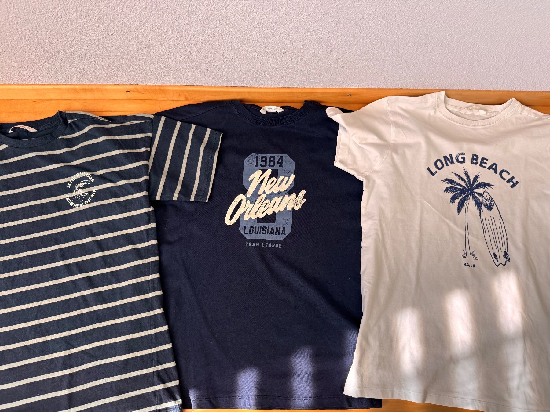Mango Hemden, T-Shirts & Polos: 3-er Set T-Shirt's von Mango, Gr. 164 – Gebraucht aus Uster von Niamgro 1