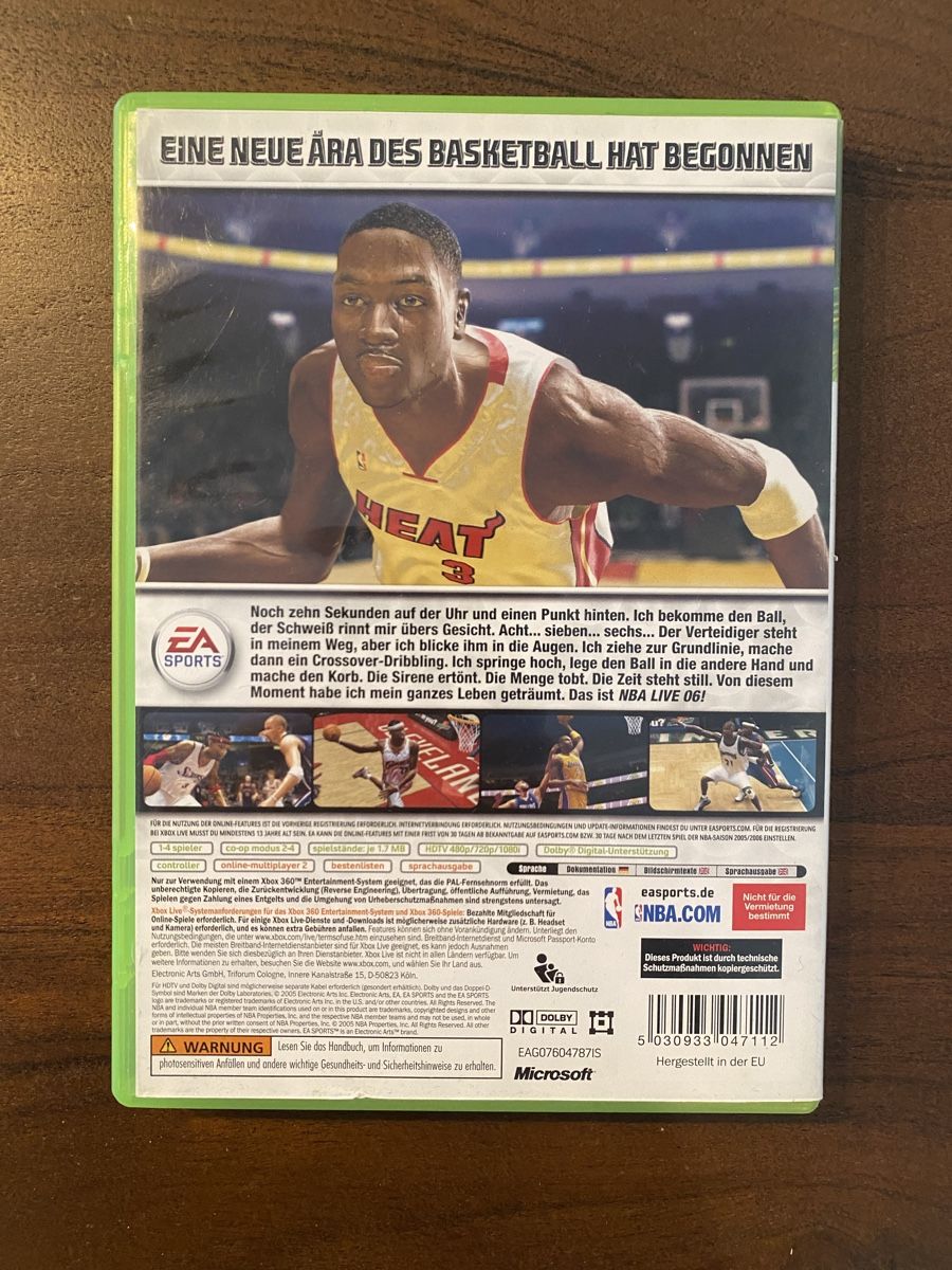 Microsoft Spiele: NBA Live 06 für Xbox 360 – Gebraucht aus Thunstetten von Virus_33 2