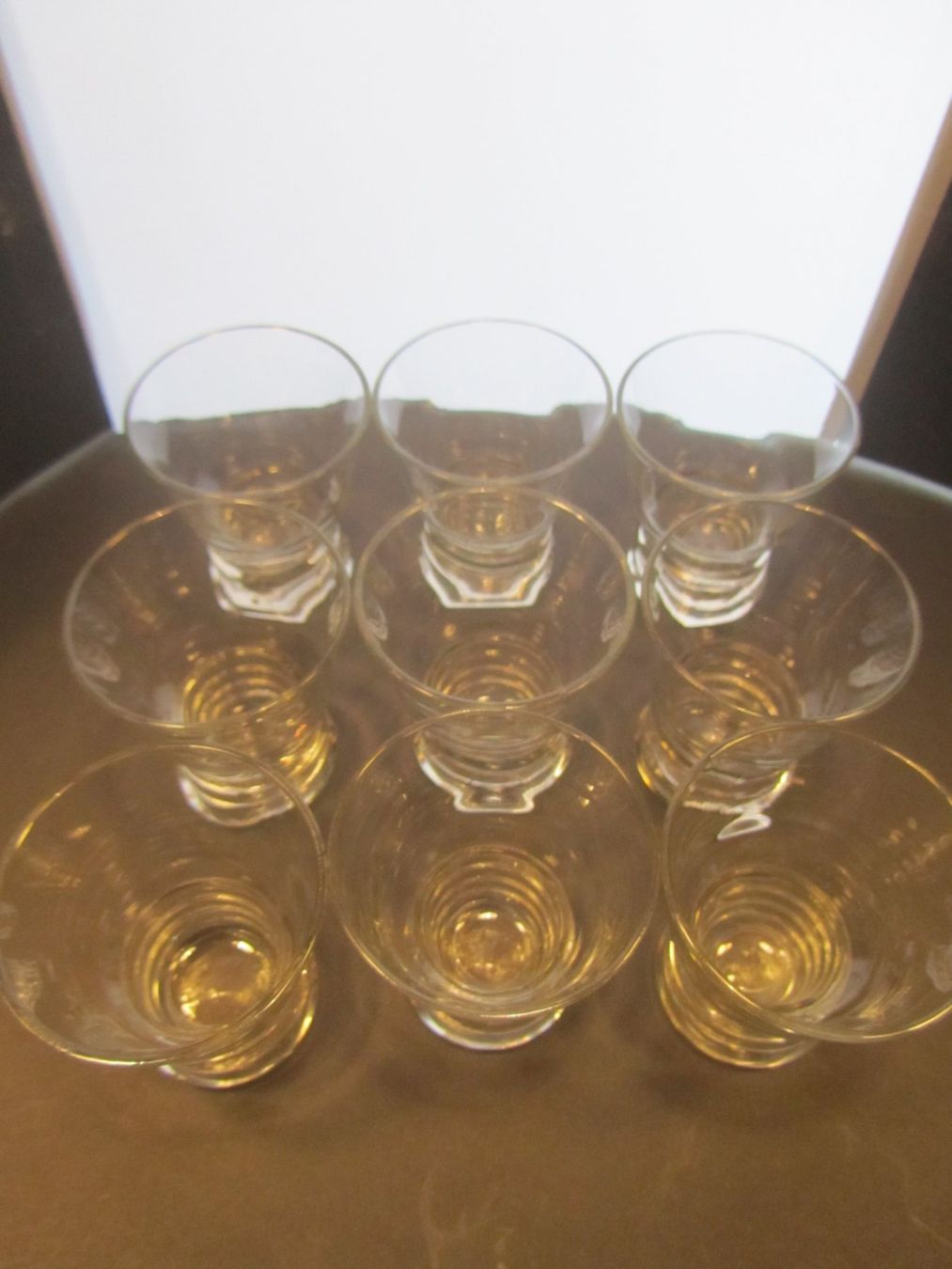 Bicchieri: 9er Set antike Likör/Schnaps-Gläser – Nuovo (secondo la descrizione) da Seengen venduto da mikelele 3