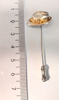 Vintage Anstecknadel mit Strasssteinen