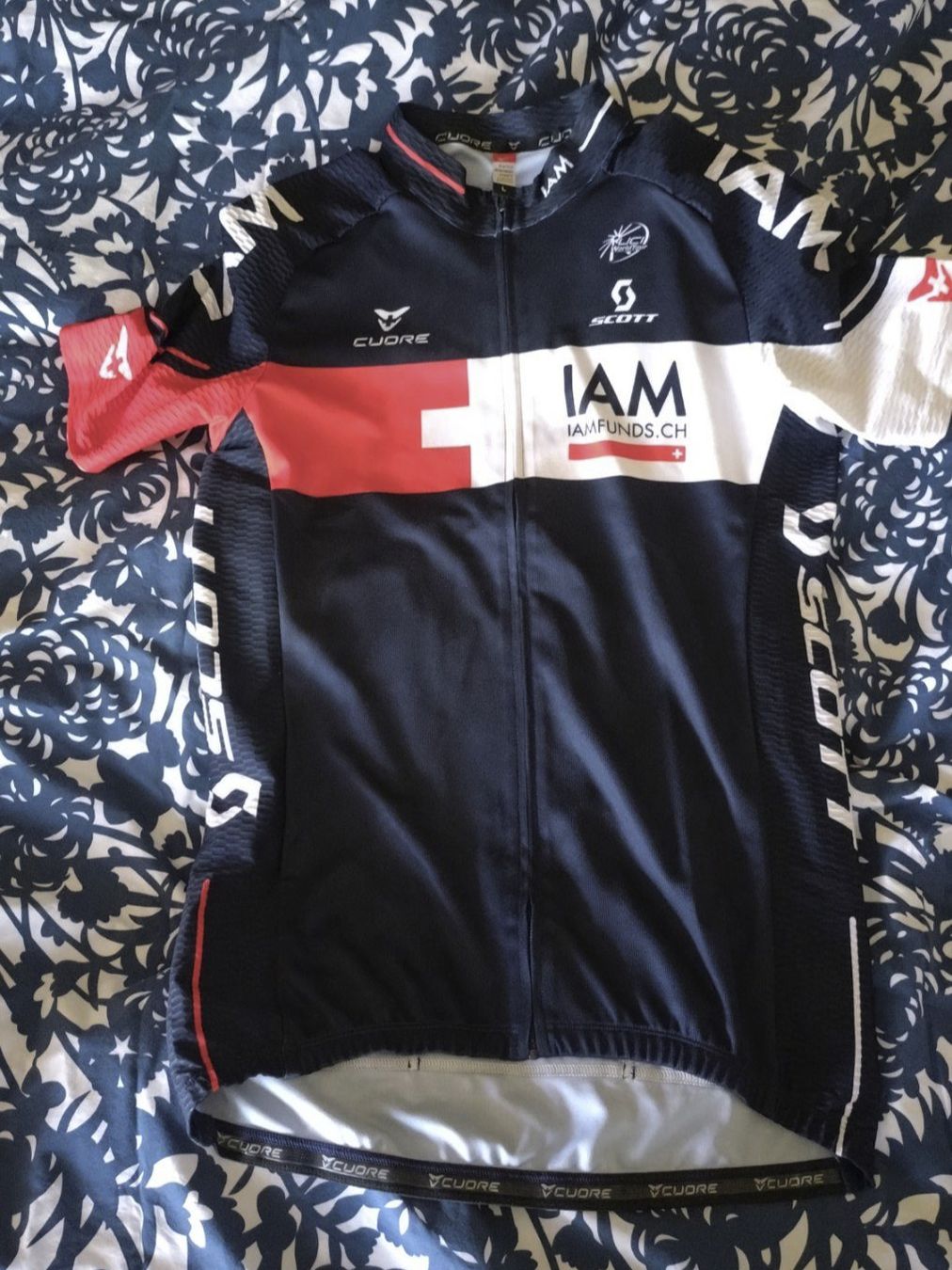 Canottiere & Pantaloni: Fahrradtrikot "IAM Stefan" Grösse L – Usato da Bern venduto da Huttchow 1