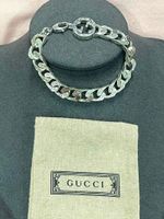 Bracelet Gucci Interlocking en argent bon état