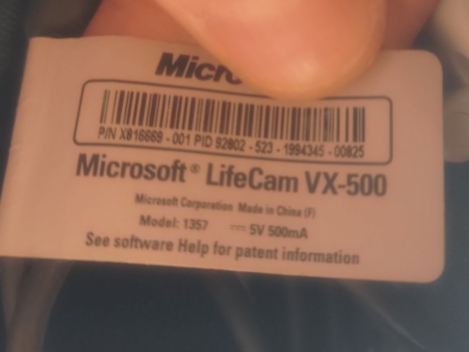 Microsoft Webcam: Webcam Microsoft LifeCam VX-500 occasion – Usato da Grimisuat venduto da Drizzt75 1