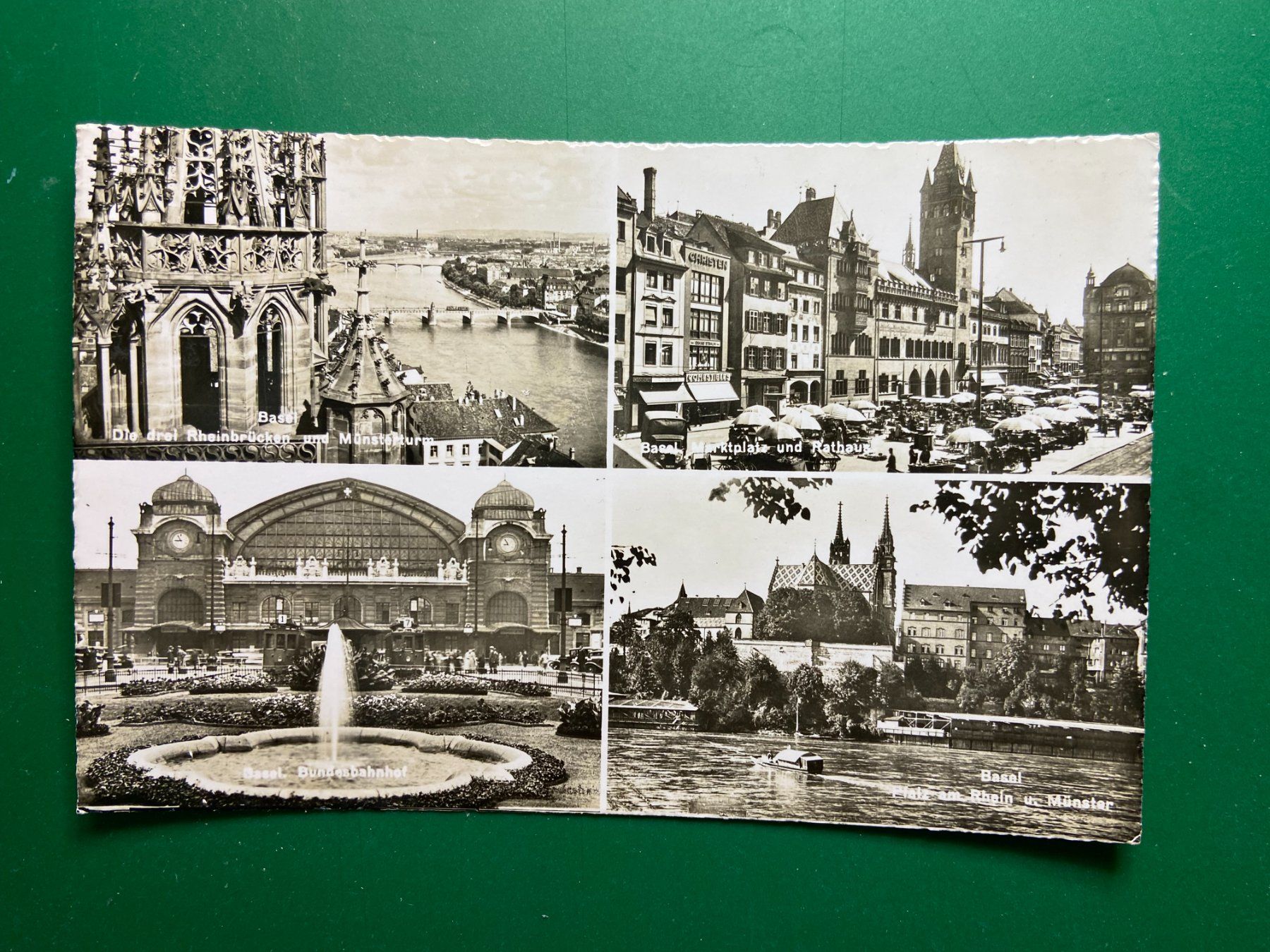 Cartes postales: Basel - 4 Ansichten – D'occasion à Steg VS par danwer74