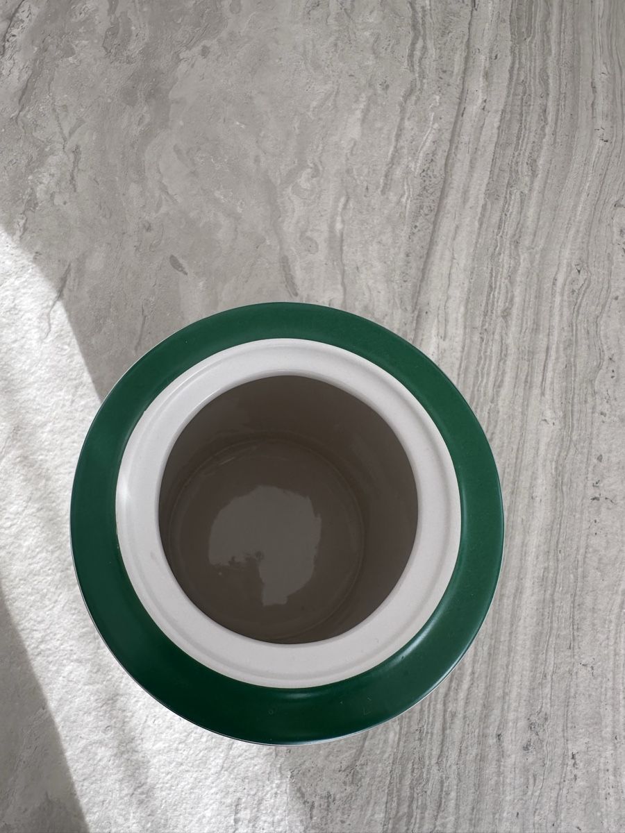 Vasi & Recipienti: Polspotten vase green white diamond pattern – Nuovo (secondo la descrizione) da Rüschlikon venduto da juz_2t2j 2
