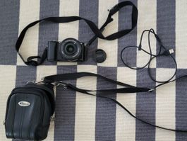 Sony Alpha 5000 Kamera mit Objektiv und Tasche gebraucht