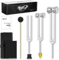 Stimmgabel 128Hz 256Hz 512Hz Kristallsockel Chakraanpassung