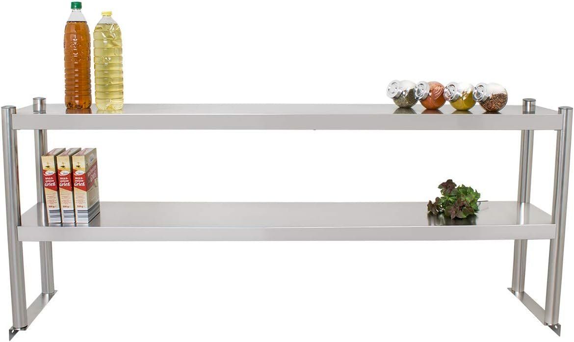 Attrezzatura professionale & Gastronomia: Edelstahl GastroTisch Aufsatzboard 150cm – Nuovo e nell'imballaggio originale da Bottighofen venduto da zaap 6
