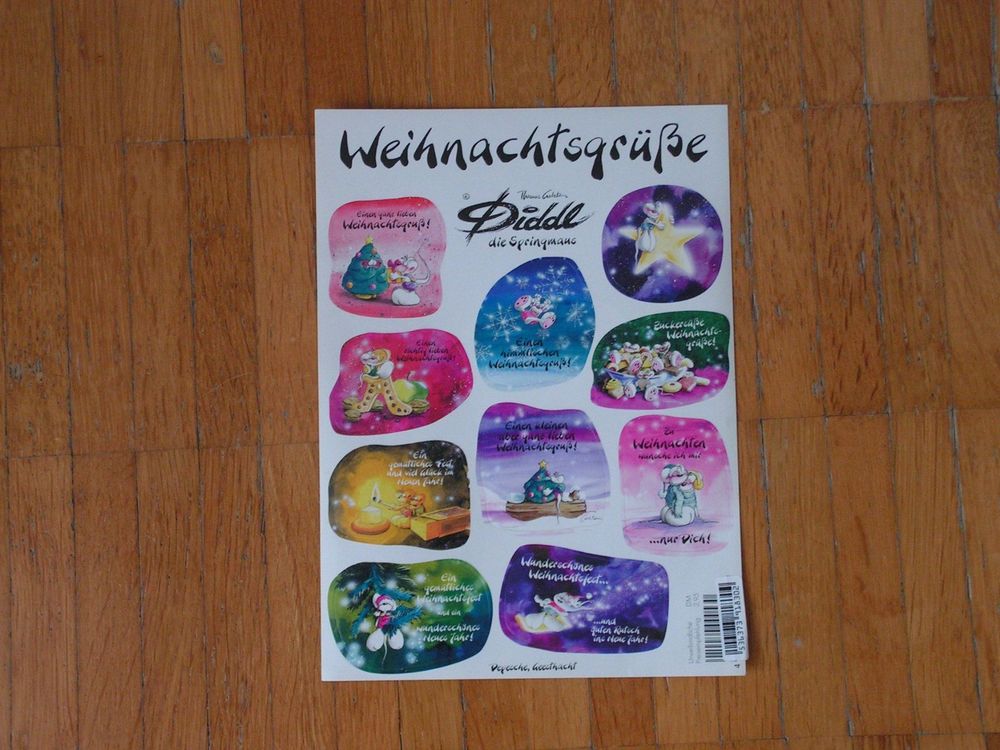 Diddl Sticker Bogen Weihnachtsgrüsse (Gebraucht) in Winterthur für CHF ...