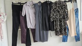 Schwangerschaft Umstandskleider Paket Grösse L / 40 12 Stück