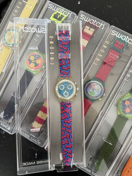 Swatch Orologi: Swatch Chrono aus Sammlung – Nuovo (secondo la descrizione) da Malans GR venduto da sammlerswissuhren 1