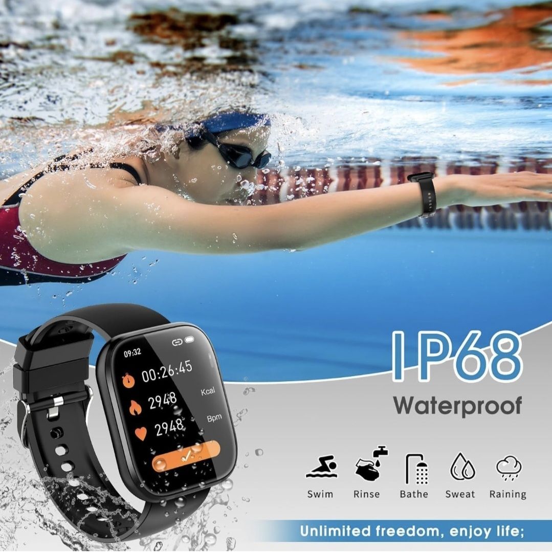Smartwatch: Smart Watch für Android 5.0 oder höher, IOS 9.0 oder höher – Nuovo e nell'imballaggio originale da Bad Ragaz venduto da 666devil666 3