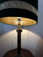 ***Schöne Antike Lampe Samt (grün) ***